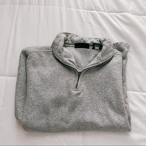 gray pullover